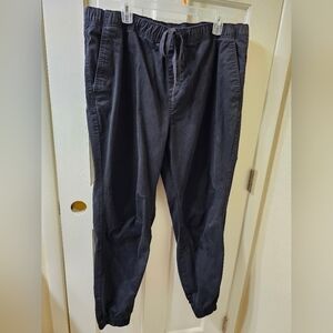 No Boundaries UNISEX Black Joggers XL with Drawstring and Elastic Waistband